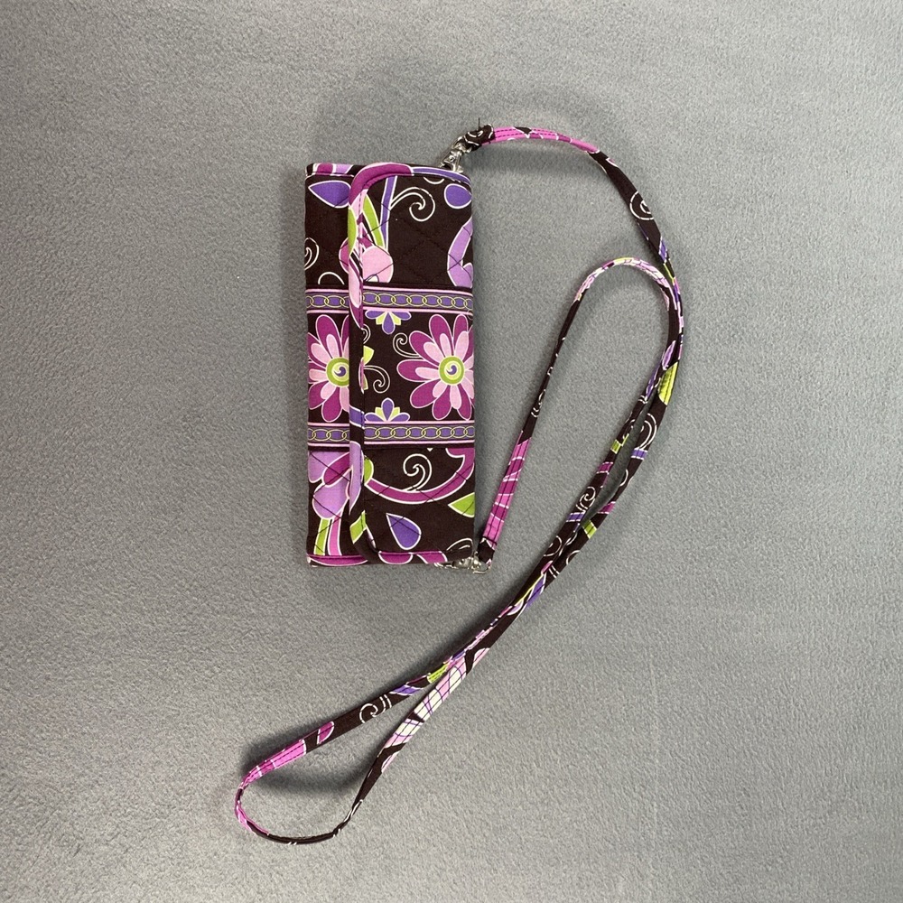 Vera Bradley Knot Just a Clutch In Purple Punch Crossbody Purse Detachable Strap